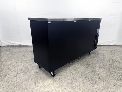 NSF Beer Black Glass Door Back Bar Cooler case  UBB-24-72F-HC