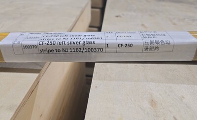 [Parts] CF-250 Left Side Silver Glass Stripe