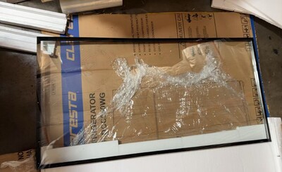 [Parts] CW-978 Meat Refrigerated Case  Front Glass