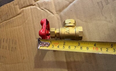 [Parts] 13+13 in 2 hole Chinese Wok Range Water Valve