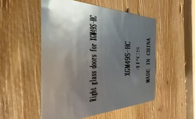 [Parts] G1.2YBM2F Glass Door Cooler Right Door