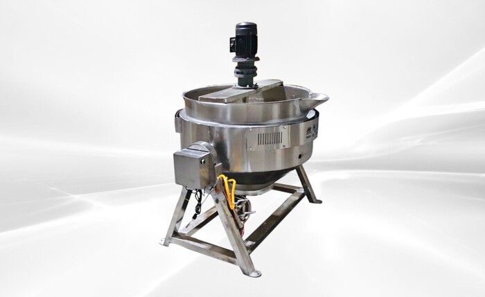 300L cook Jacketed steam mixer kettle CMK300