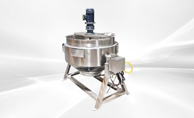 300L cook Jacketed steam mixer kettle CMK300