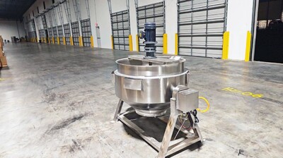 300L cook Jacketed steam mixer kettle CMK300