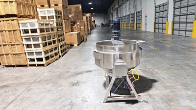 300L cook Jacketed steam mixer kettle CMK300
