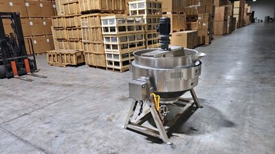 300L cook Jacketed steam mixer kettle CMK300