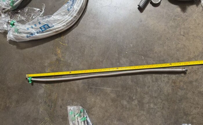 [Parts] HSL-12 Restaurant Faucet Water hose/Water Line 39 ins