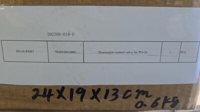 [Parts] PO26 Double Pizza Deck Oven Thermostat Control Valve