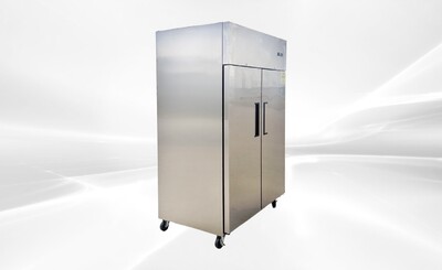 NSF SS Two Door Top Mount Reach In Refrigerator E60AR