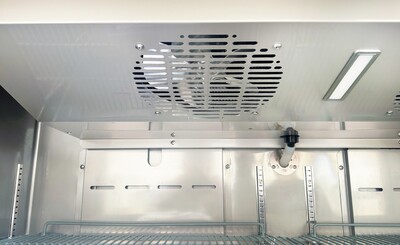 NSF SS Two Door Top Mount Reach In Freezer E60AF