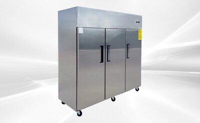 NSF SS Three Door Top Mount Reach In Freezer E90AF