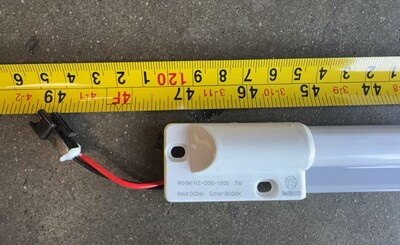 [Parts] GDC-35Glass Door Refrigerator Inner Lamp HZ-D30-1200 11W