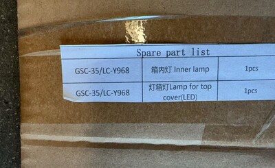 [Parts] GDC-35 Glass Door Refrigerator Lamp For Top Cover(LED)