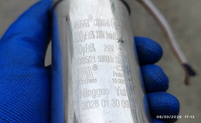 [Parts] GDC-42 Two Glass Door Refrigerator Capacitor 200PF