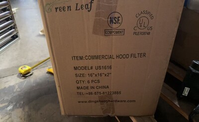 [Parts]Commercial Hood FILTER US1616