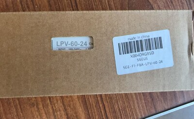 [Parts]Imput ：100-240V  Output：24V Power Supply LPV-60-24