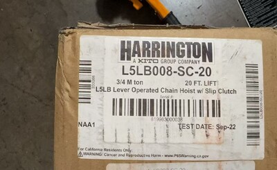 [Parts] L5LB Lever Operated Chain Hoist Crane Hinge