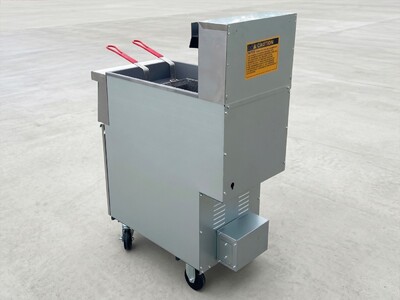 NSF 40LBS Floor Electric Fryer HFEF-11KW