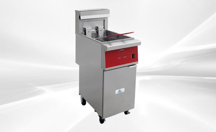 NSF 40LBS Floor Electric Fryer HFEF-14KW