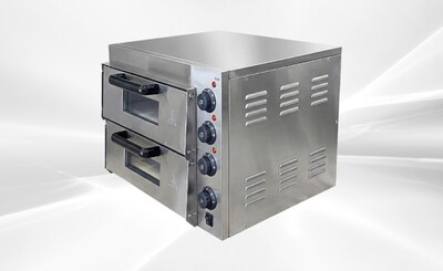 NSF 14 inches Commercial Double Deck Electric Pizza Oven ZH-3M