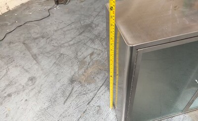 [Parts]  Food Cart Trailer Stainless Steel Storage Cabinet