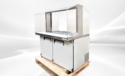 48 Ins  Refrigerated Buffet Cold Table Only Acrylic Cover AS1180