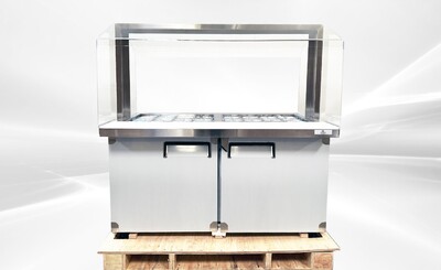 60 Ins Refrigerated Buffet Cold Table Only Acrylic Cover AS1535