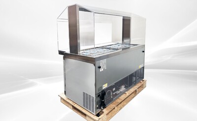 60 Ins Refrigerated Buffet Cold Table Only Acrylic Cover AS1535