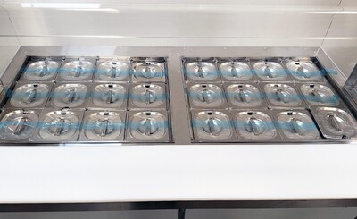 60 Ins Refrigerated Buffet Cold Table Only Acrylic Cover AS1535