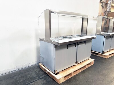 60 Ins Refrigerated Buffet Cold Table Only Acrylic Cover AS1535