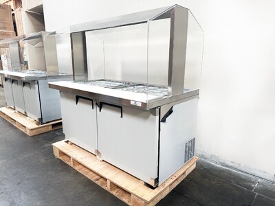 60 Ins Refrigerated Buffet Cold Table Only Acrylic Cover AS1535