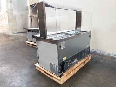60 Ins Refrigerated Buffet Cold Table Only Acrylic Cover AS1535