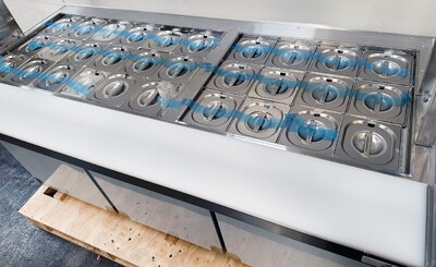 72 Ins  Buffet display Table Only Acrylic Cover AS1790