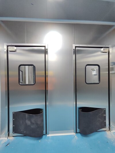 42x H84 ins Single Swinging Traffic Doors Includ frame D4284S