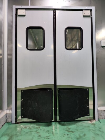 60x H96 ins Double  Swinging Traffic Doors Includ frame D6096D
