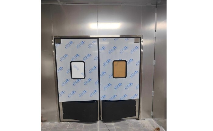 72x H84 ins Double Swinging Traffic Doors And frame D7284D