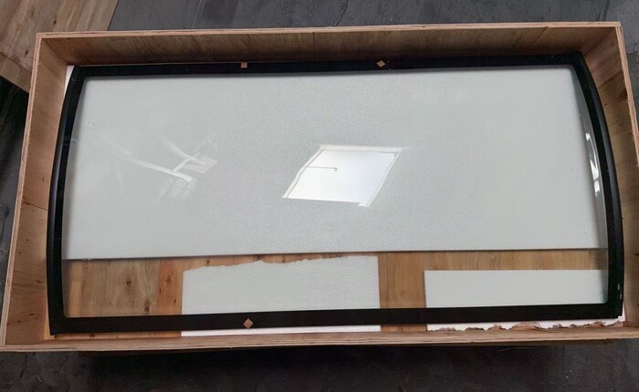 [Parts]DC163 Deli Refrigerator Case Front Curved Glass