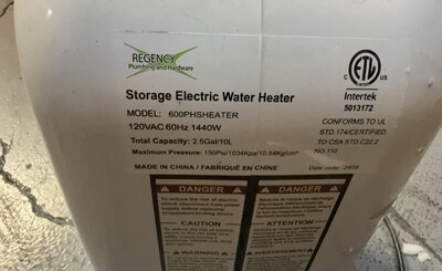 [Parts] PO60-4 Storage Electric Water Heater 600PHSHEATER