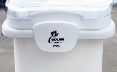 NSF 21Gallon Mobile Ingredient Rice  Storage Bin IB81L