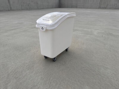 NSF 21Gallon Mobile Ingredient Rice  Storage Bin IB81L