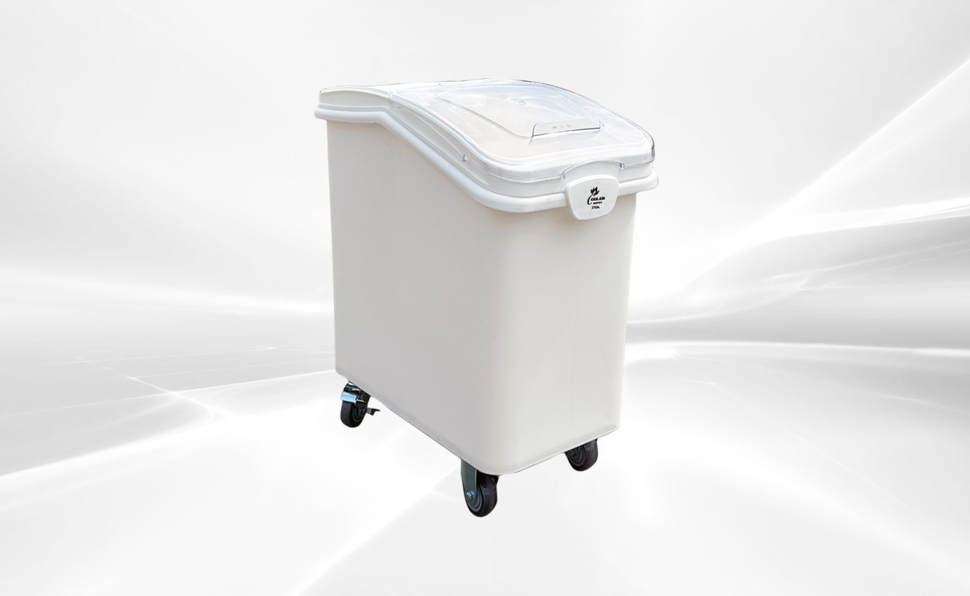 NSF 27Gallon Mobile Ingredient Rice Storage Bin IB102L
