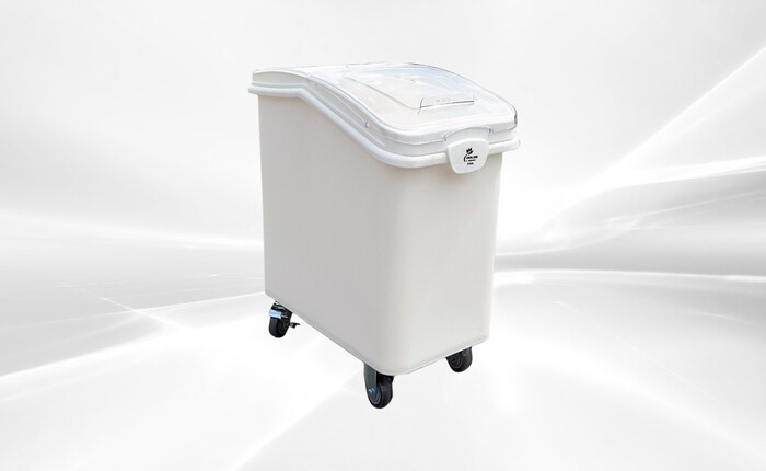 NSF 27Gallon Mobile Ingredient Rice Storage Bin IB102L