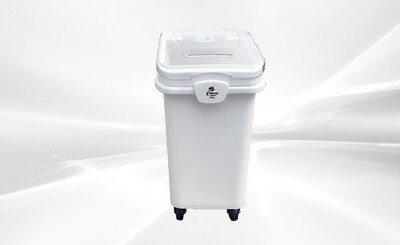 NSF 27Gallon Mobile Ingredient Rice Storage Bin IB102L