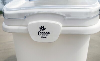 NSF 27Gallon Mobile Ingredient Rice Storage Bin IB102L
