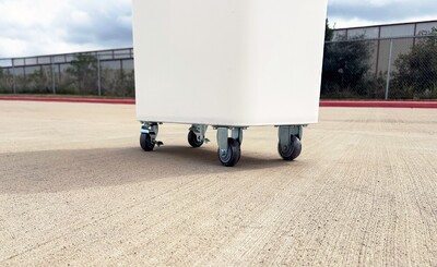 NSF 27Gallon Mobile Ingredient Rice Storage Bin IB102L