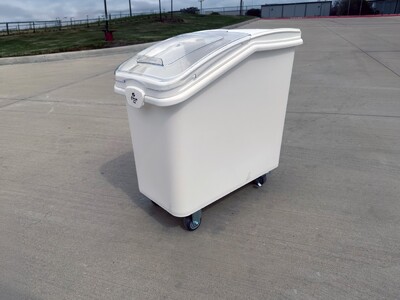 NSF 27Gallon Mobile Ingredient Rice Storage Bin IB102L