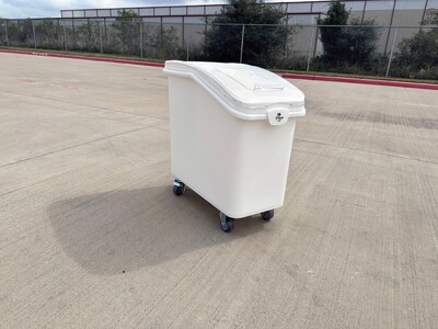 NSF 27Gallon Mobile Ingredient Rice Storage Bin IB102L
