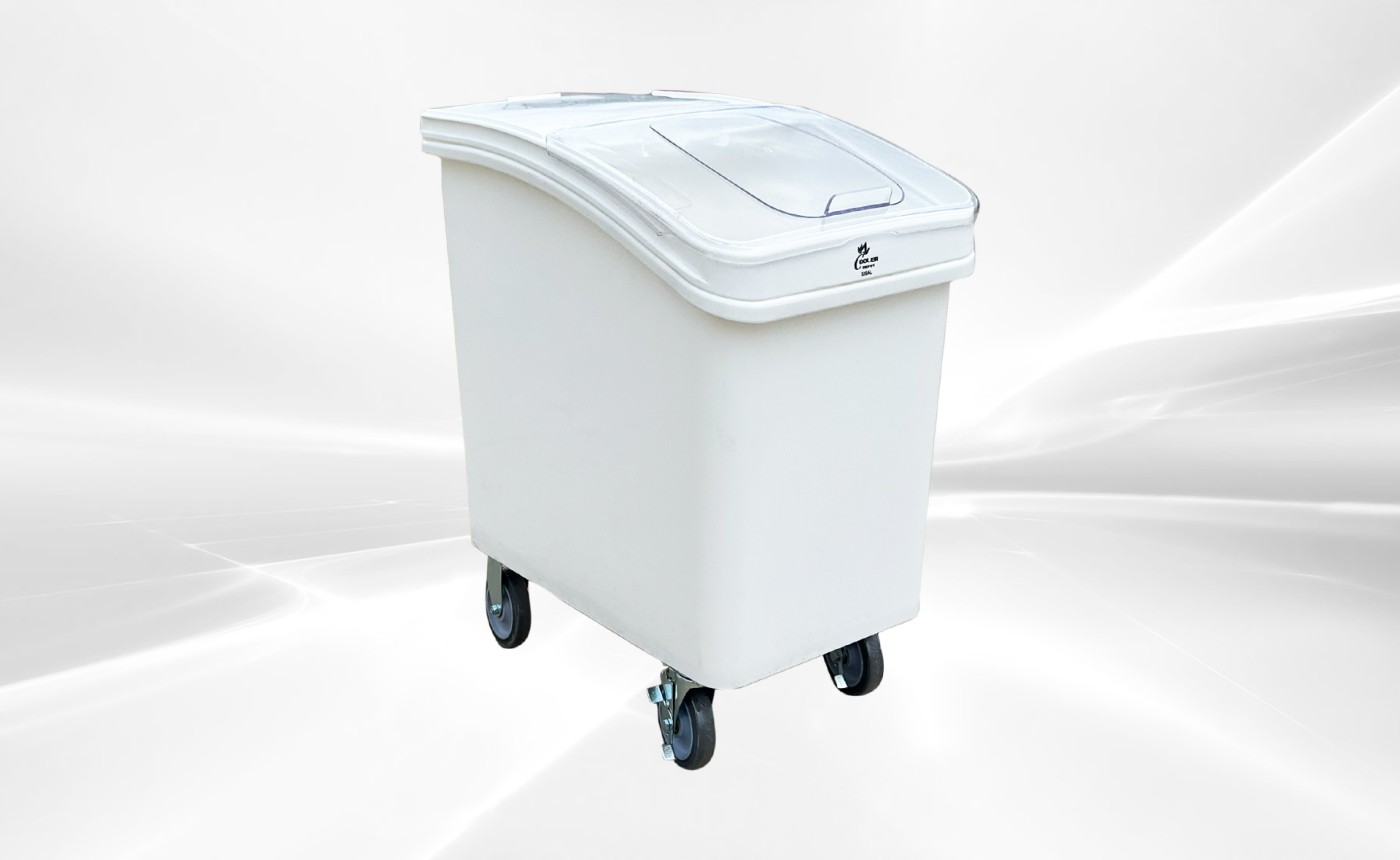 NSF 32 Gallon Mobile Ingredient Rice  Storage Bin IB120L