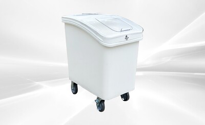 NSF 32 Gallon Mobile Ingredient Rice  Storage Bin IB120L