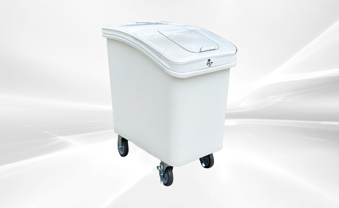 NSF 32 Gallon Mobile Ingredient Rice  Storage Bin IB120L